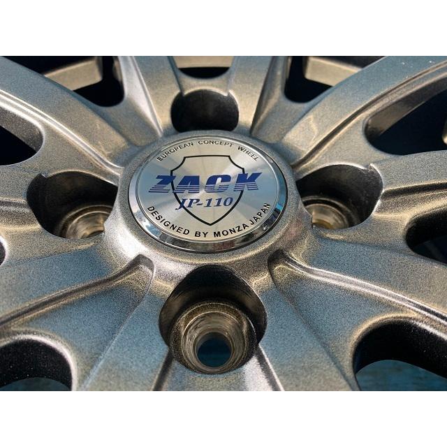 中古 15インチ スタッドレスタイヤ&ホイール 4本セット MONZA ZACK JP