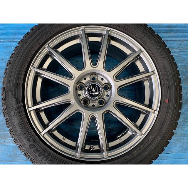 中古 17インチ スタッドレスタイヤ&ホイール 4本セット INVERNO 