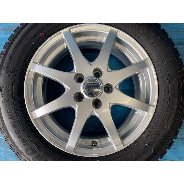 中古 15インチ スタッドレスタイヤ&ホイール 4本セット LAPORTA 