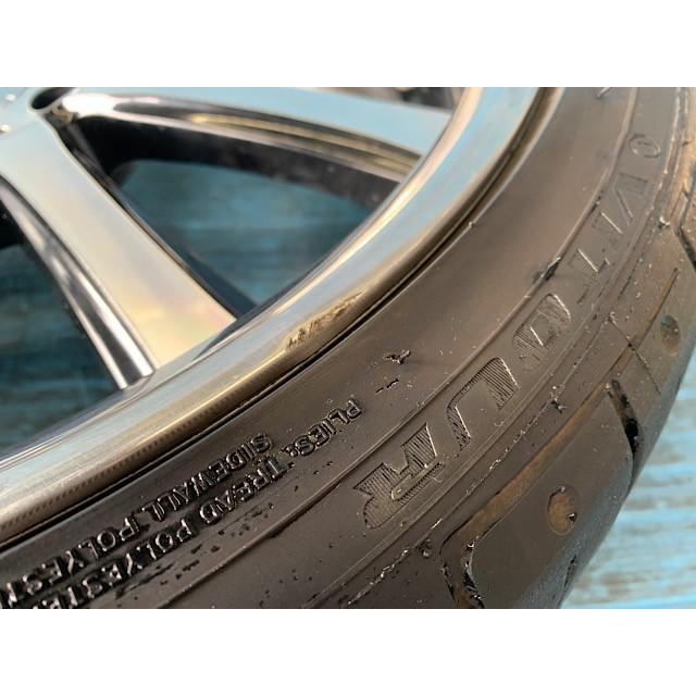 RAYS 中古 20インチ タイヤ&ホイール 4本セット レイズ ブラック 