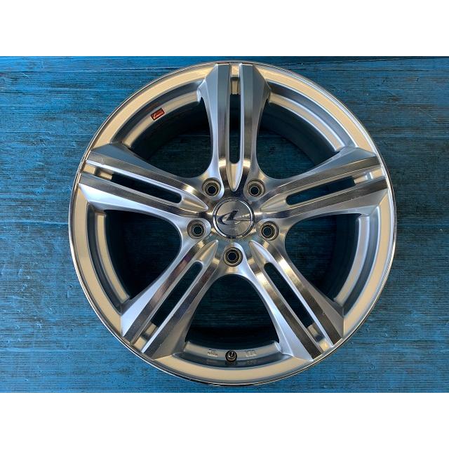 中古 17インチ ホイール 4本セット ウェッズ レオニス シルバー 
