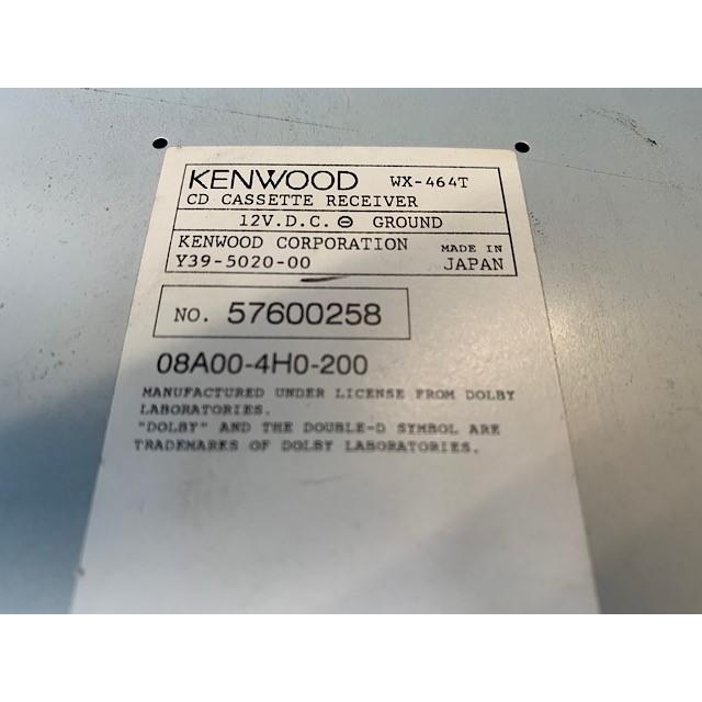 ホンダ 中古 オーディオ ホンダ純正 CD/MDオーディオ WX-464T ホンダ 中古 オーディオ ホンダ純正 CD/MDオーディオ WX-464T