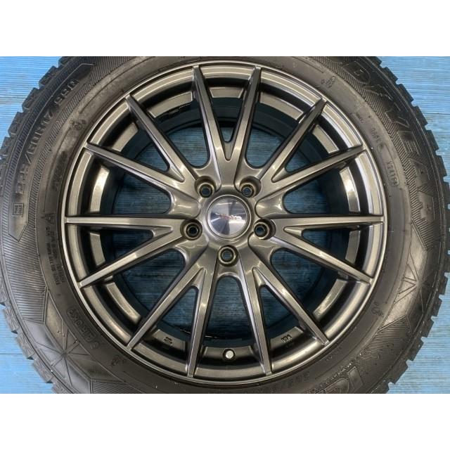中古 17インチ スタッドレスタイヤ&ホイール 4本セット ウェッズ VELVA 