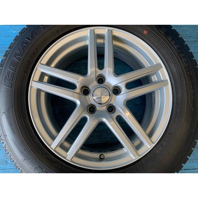 みずき 美品 深溝 激安 225/65R17 スタッドレス 社外アルミセット 4本