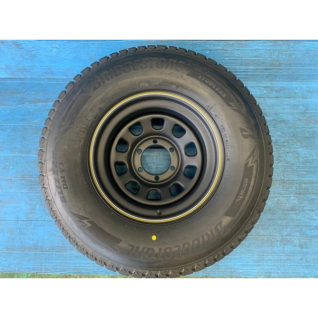 中古 16インチ スタッドレスタイヤ&ホイール 4本セット スチール