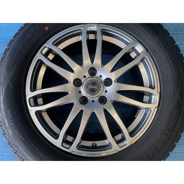 中古 17インチ スタッドレスタイヤ&ホイール 4本セット SG.E  