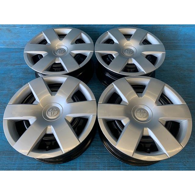 中古 15インチ スチールホイール 4本セット トヨタ純正 ハイエース200