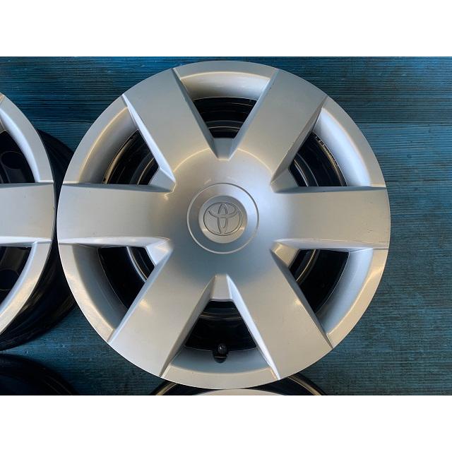 中古 15インチ スチールホイール 4本セット トヨタ純正 ハイエース200 