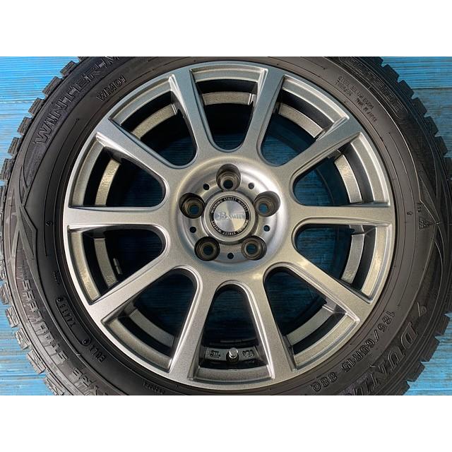 【送料無料】ダンロップ　WM01 185/65R15 中古4本セット 中古 15インチ スタッドレスタイヤ&ホイール 4本セット B-win