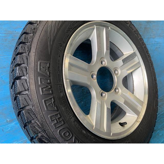 中古 16インチ スタッドレスタイヤ&ホイール 4本セット スズキ純正