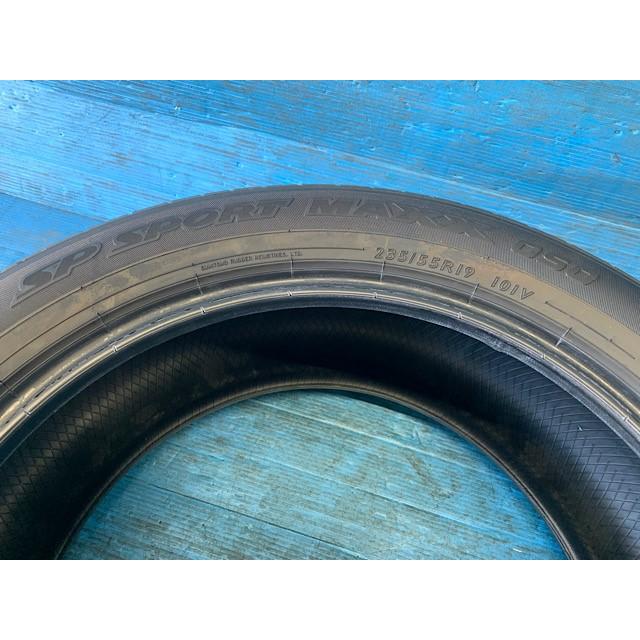 SP SPORT MAXX 中古 19インチタイヤ 4本セット ダンロップ SPスポーツ