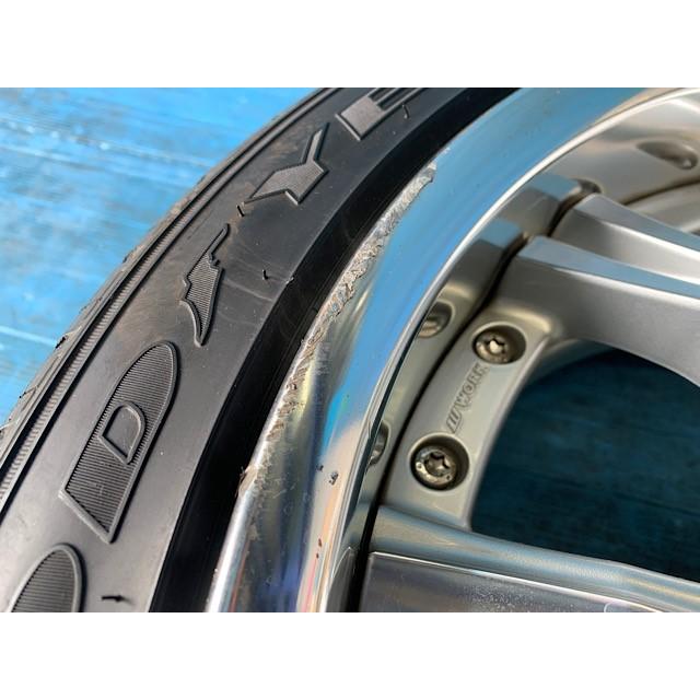 WORK 中古 19インチ タイヤ&ホイール 4本セット ワーク シュバートSW4 