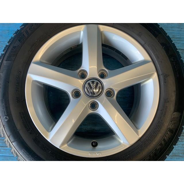 VW 純正ホイール Aspen 15インチ スタッドレス装着