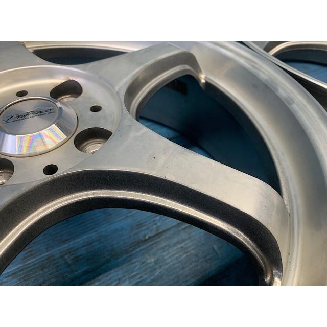 5ZIGEN 中古 17インチ ホイール 4本セット プロレーサーFN01R-Ca 軽 