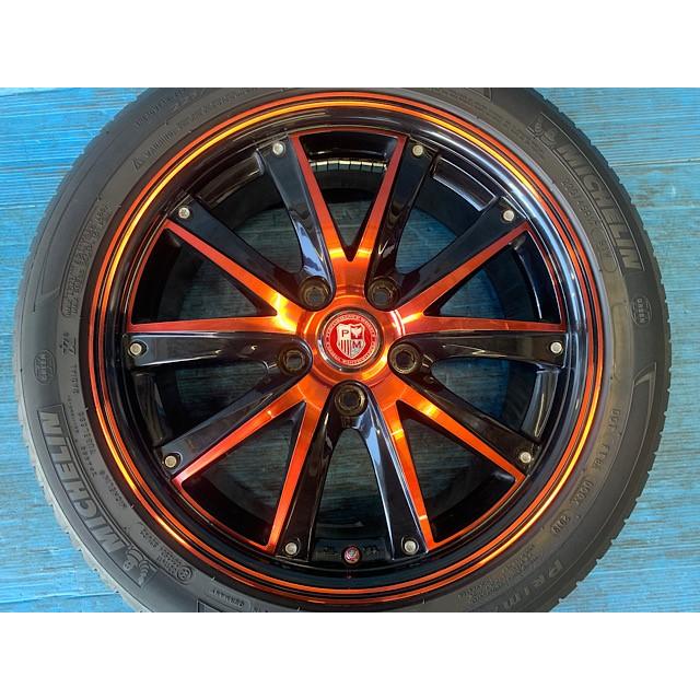 中古 17インチ タイヤ&ホイール 4本セット レアマイスター PREMIX FIXIN(フィクサン) ミシュラン プライマシー3 225/45R17 江戸川店｜netimpact｜18