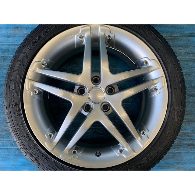 中古 18インチ タイヤ&ホイール 4本セット EMR ナンカン AS-1 235 