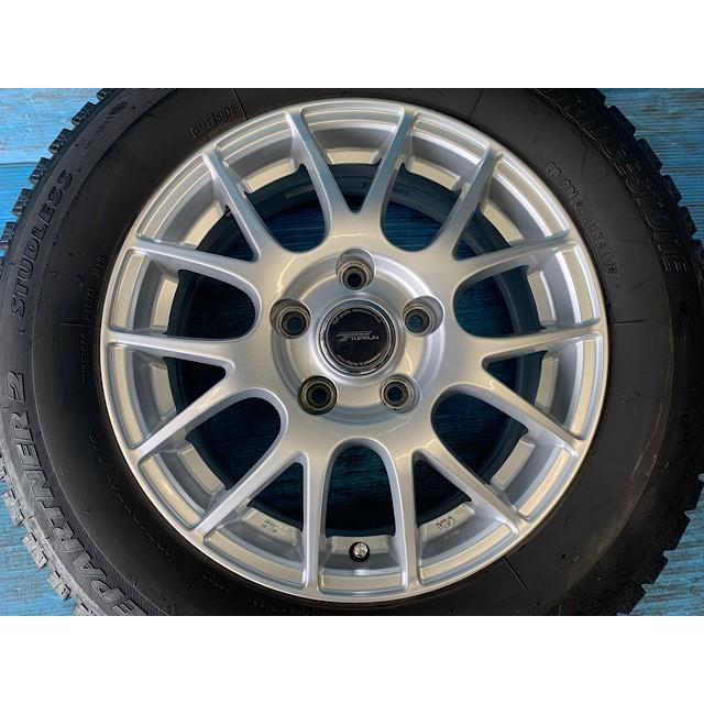 中古 15インチ スタッドレスタイヤ&ホイール 4本セット  
