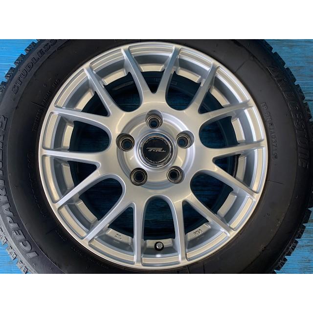 中古 15インチ スタッドレスタイヤ&ホイール 4本セット ブリヂストン  