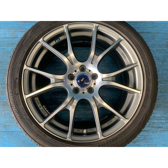 WEDS（ウェッズ） 中古 17インチ タイヤ&ホイール 4本セット レオニス