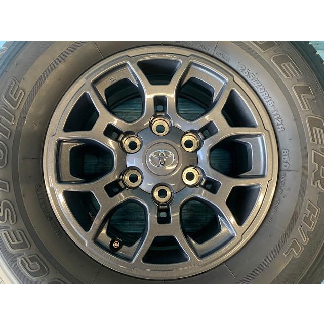 中古 16インチ タイヤ&ホイール 4本セット USトヨタ純正 タコマSR 