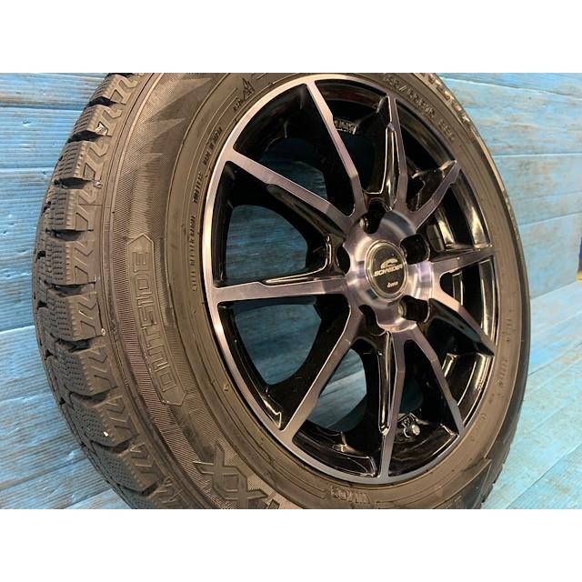 A-TECH（エーテック） 中古 15インチ スタッドレスタイヤ&ホイール 4本 
