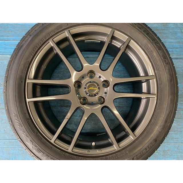 A-TECH（エーテック） 中古 18インチ タイヤ&ホイール 1本のみ 