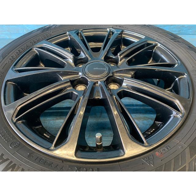 中古 14インチ スタッドレスタイヤ&ホイール 4本セット MiLLOUS DF