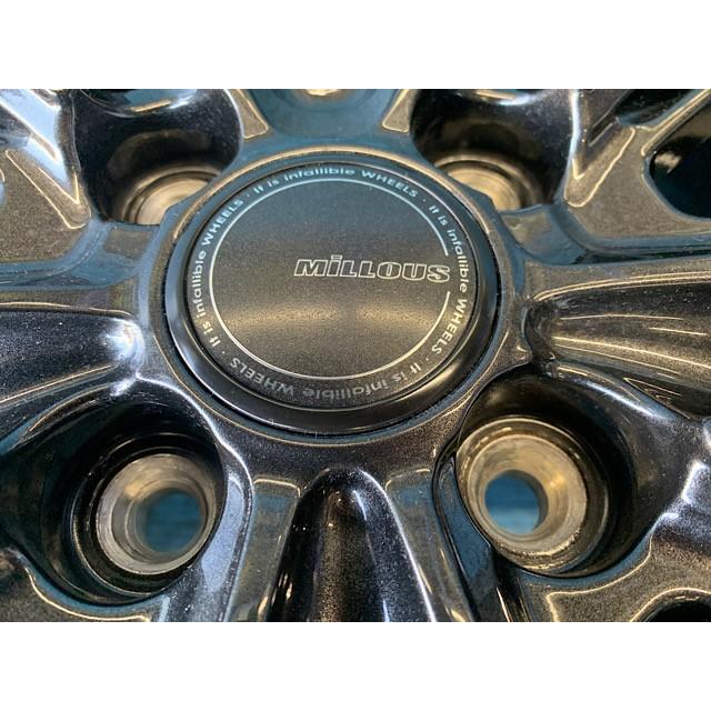 14インチ ホイールセット　スタッドレスタイヤ　アイスガード Millous 中古 14インチ スタッドレスタイヤ&ホイール 4本セット MiLLOUS DF