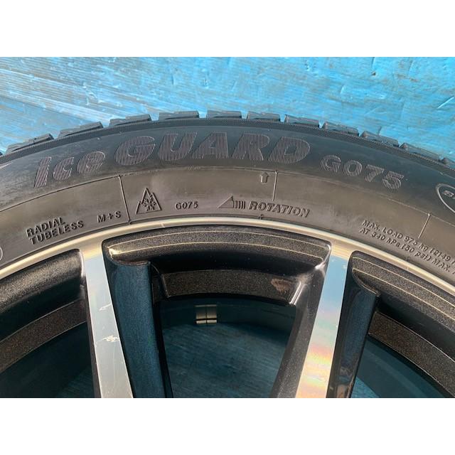 【大幅値下げ中：中古・美品】ヨコハマ　ice GUARD 18インチ iceGUARD 中古 18インチ スタッドレスタイヤ&ホイール 4本セット B-win