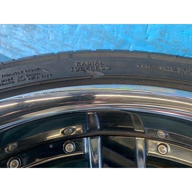 共豊 中古 22インチ タイヤ&ホイール 4本セット ROJAM RT-091 共豊 中古 22インチ タイヤ&ホイール 4本セット ROJAM RT-091