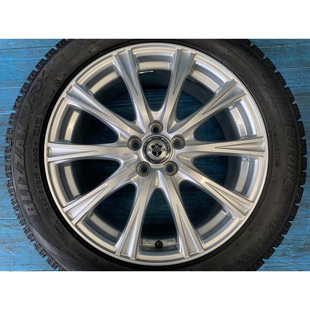 大幅値下げ　225-50R17 VRX スタッドレスタイヤ　Weds アルミホイール付き　商談成立　ほぼ新品 WEDS（ウェッズ） 中古 17インチ スタッドレスタイヤ&ホイール 4本