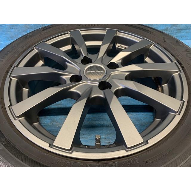 中古 16インチ タイヤ&ホイール 4本セット EUROTECH GAYA10 ヨコハマ 