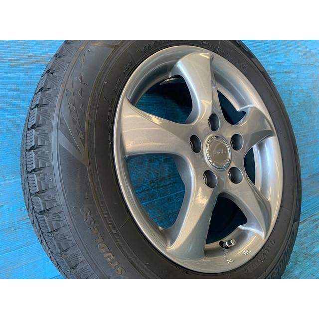 BRIDGESTONE 中古 15インチ スタッドレスタイヤ&ホイール 4本セット