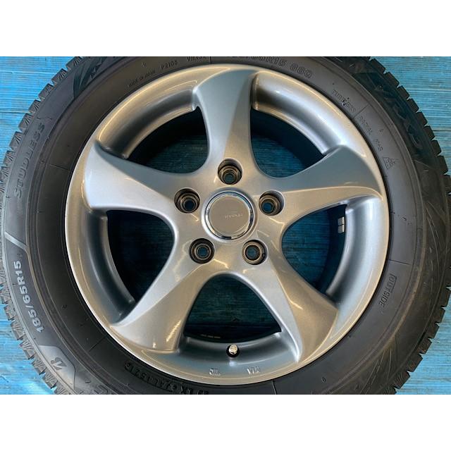 BRIDGESTONE 中古 15インチ スタッドレスタイヤ&ホイール 4本セット