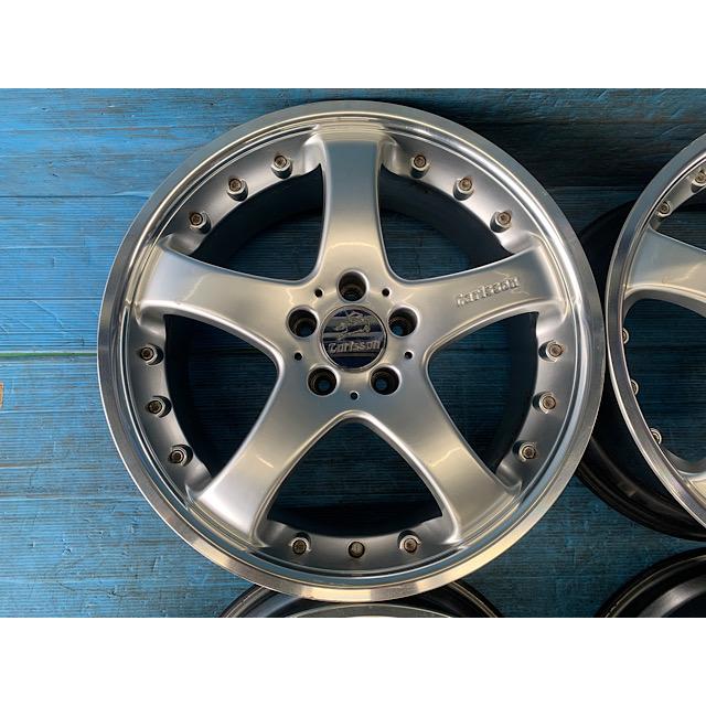 中古 19インチアルミホイール 4本セット カールソン 1/5 江戸川店 