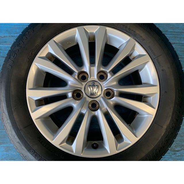送料無料　215/60R16ブリジストン新品タイヤ＆200系クラウン純正4本 クラウン 中古 16インチ タイヤ&ホイール 4本セット トヨタ純正