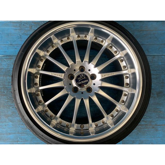 中古 20インチ タイヤ&ホイール 4本セット カールソン 1/16EVO