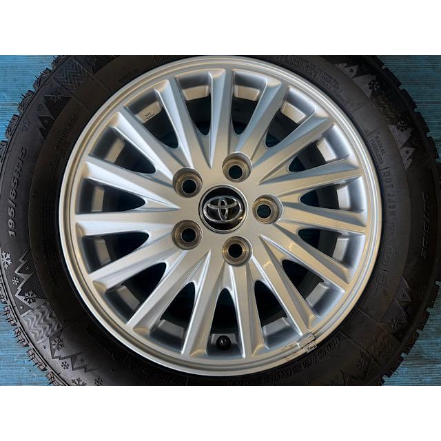 NOAH 中古 15インチ スタッドレスタイヤ&ホイール 4本セット トヨタ 