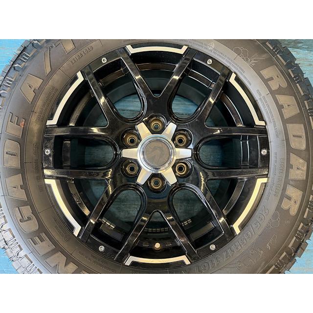 中古 17インチ タイヤ&ホイール 4本セット ウェッズ MUD VANCE04 RADAR RENEGADE A/T5 265/65R17 江戸川店
