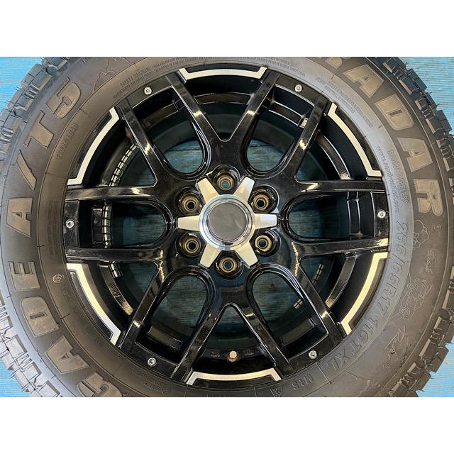 中古 17インチ タイヤ&ホイール 4本セット ウェッズ MUD VANCE04 RADAR RENEGADE A/T5 265/65R17 江戸川店の画像