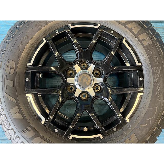 中古 17インチ タイヤ&ホイール 4本セット ウェッズ MUD VANCE04 RADAR RENEGADE A/T5 265/65R17 江戸川店の画像