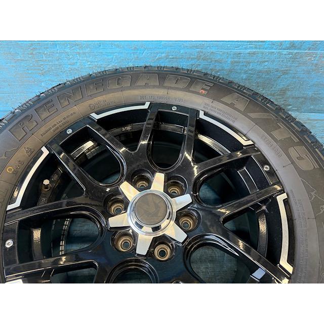 中古 17インチ タイヤ&ホイール 4本セット ウェッズ MUD VANCE04 RADAR RENEGADE A/T5 265/65R17 江戸川店の画像