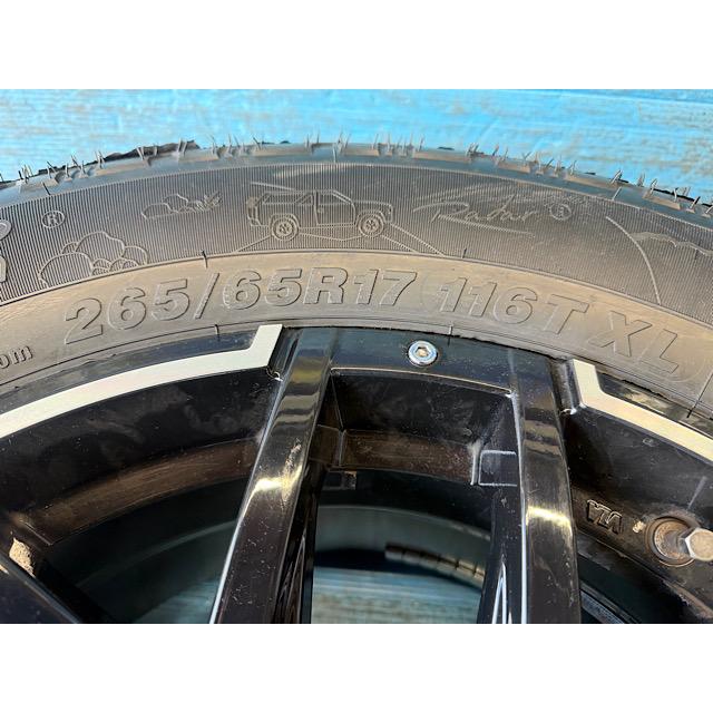 中古 17インチ タイヤ&ホイール 4本セット ウェッズ MUD VANCE04 RADAR RENEGADE A/T5 265/65R17 江戸川店の画像