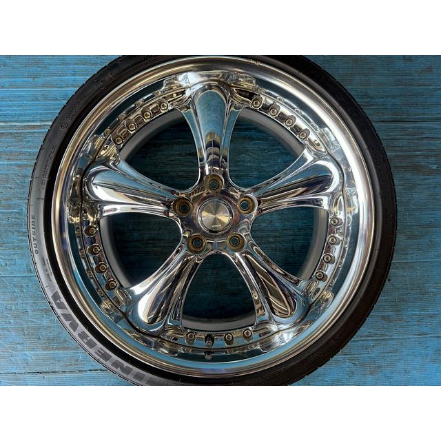 WORK 中古 19インチ タイヤ&ホイール 4本セット ワーク ユーロライン 
