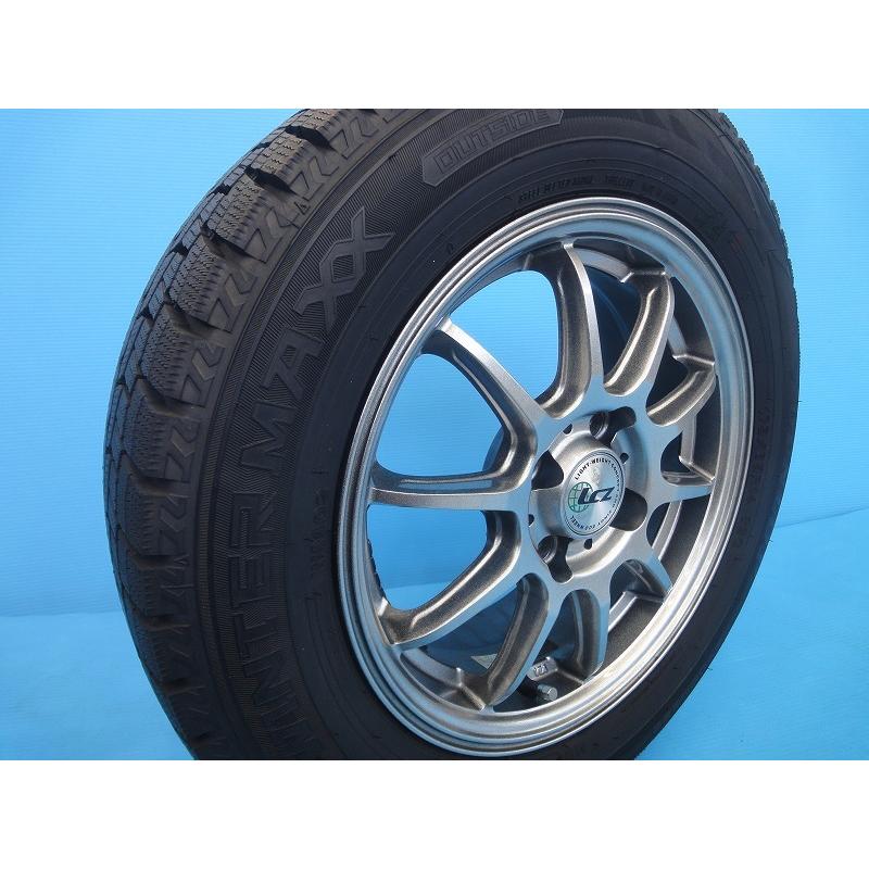 中古 スタッドレス 14インチ インターミラノ LCZ ダンロップ WM02 