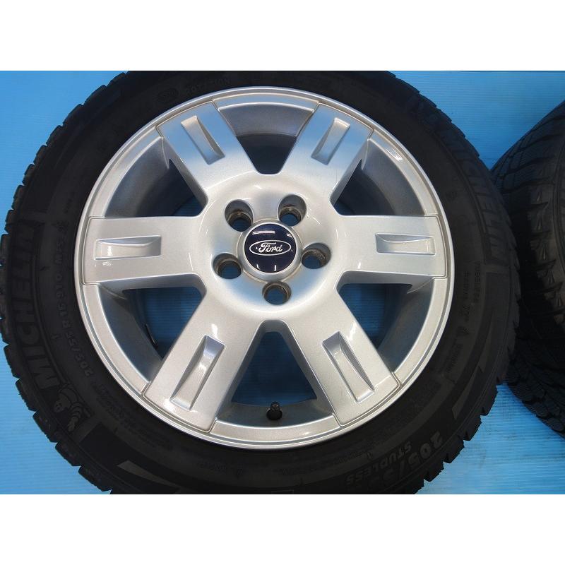 中古 スタッドレス 16インチ フォード純正 フォーカス C-MAX 205/55R16 