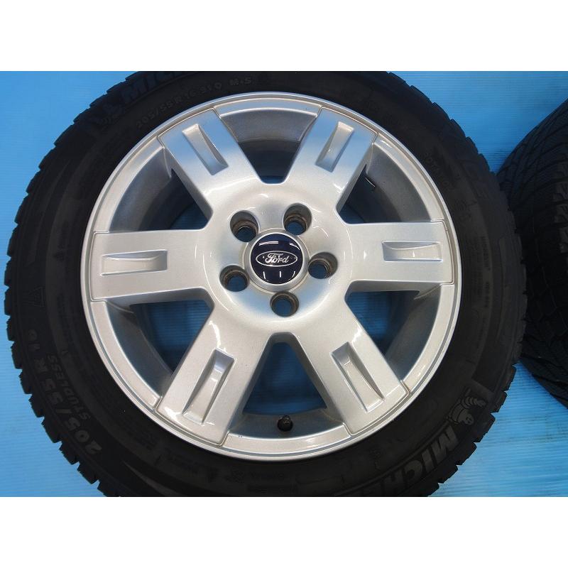 中古 スタッドレス 16インチ フォード純正 フォーカス C-MAX 205/55R16 