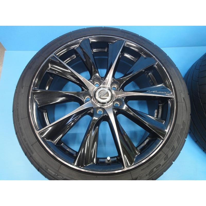 中古 18インチ RAYS VERSUS ブラックレーベル NITTO NT555 タイヤ 