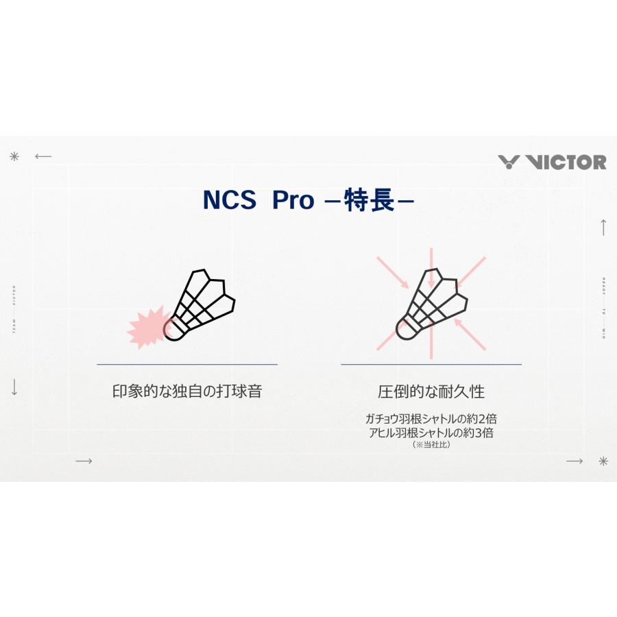 VICTOR VICTOR NCS Pro / ビクター カーボンシャトルプロ 1ダース12個