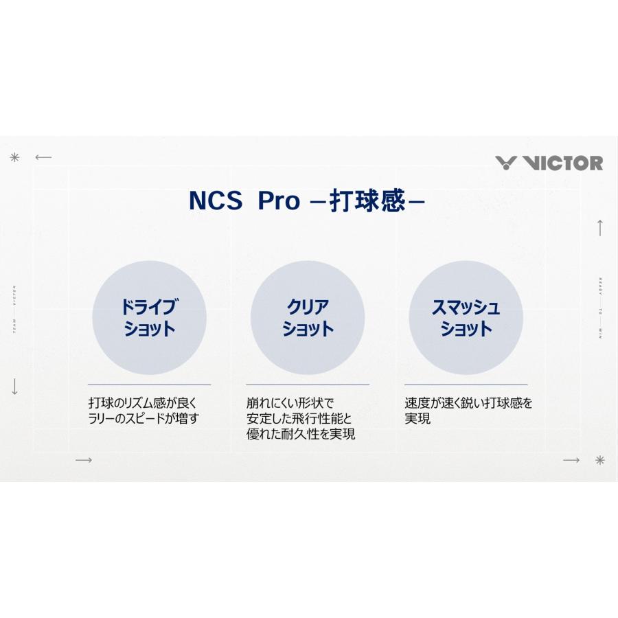 VICTOR VICTOR NCS Pro / ビクター カーボンシャトルプロ 1ダース12個